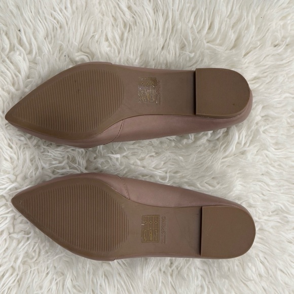 Call It Spring Tan Flats Sleek Minimalist Design - Picture 7 of 8